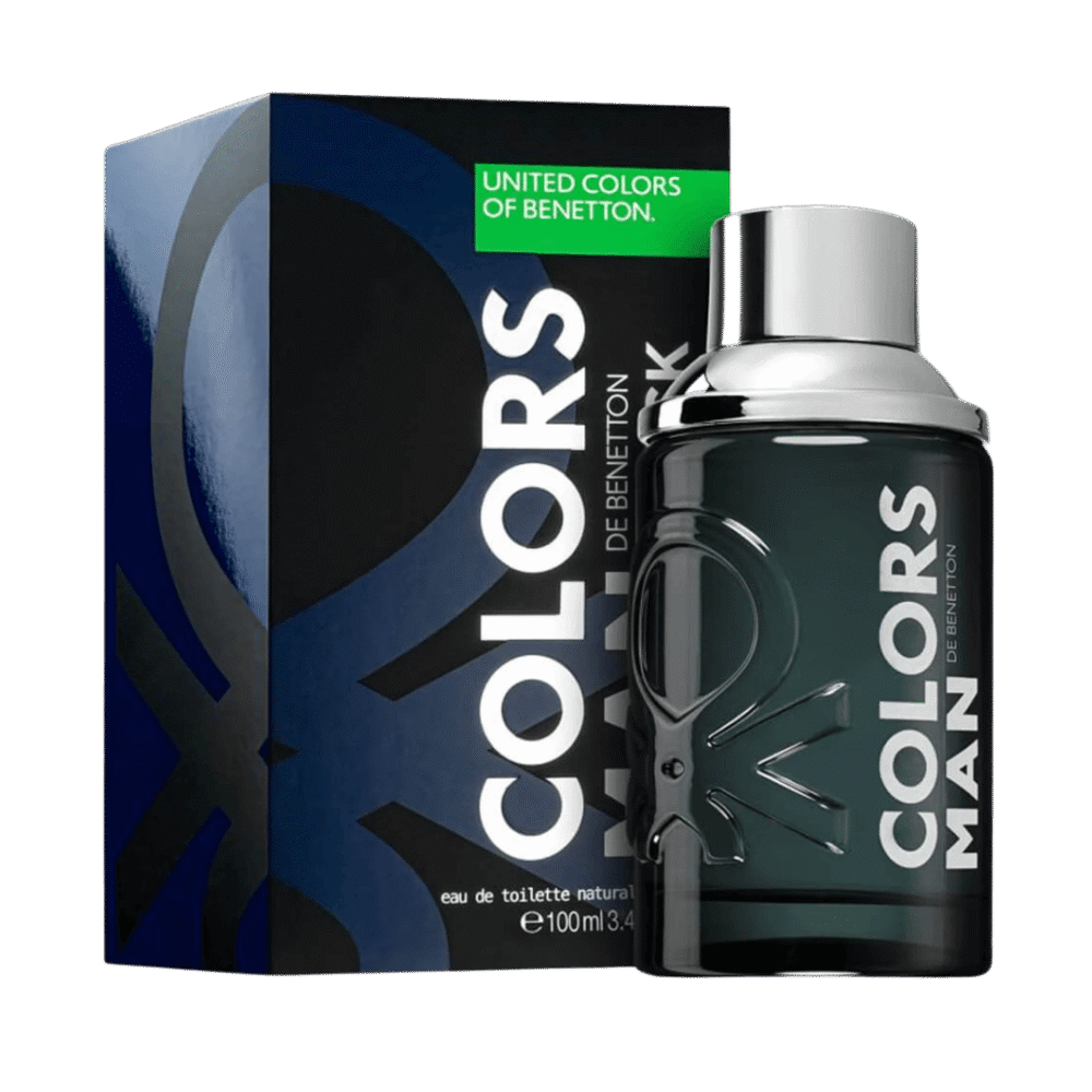 benetton colors man black