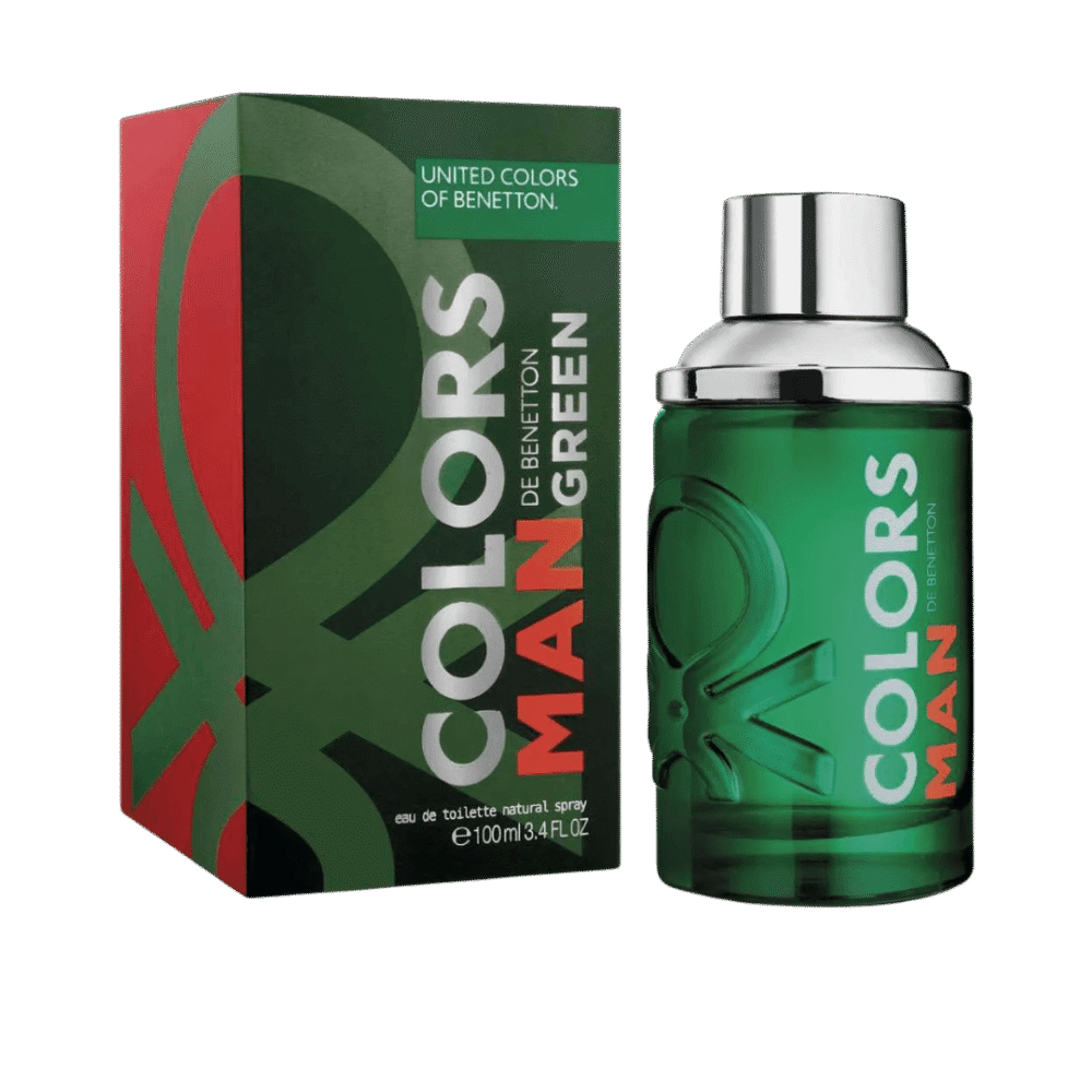 benetton colors man green