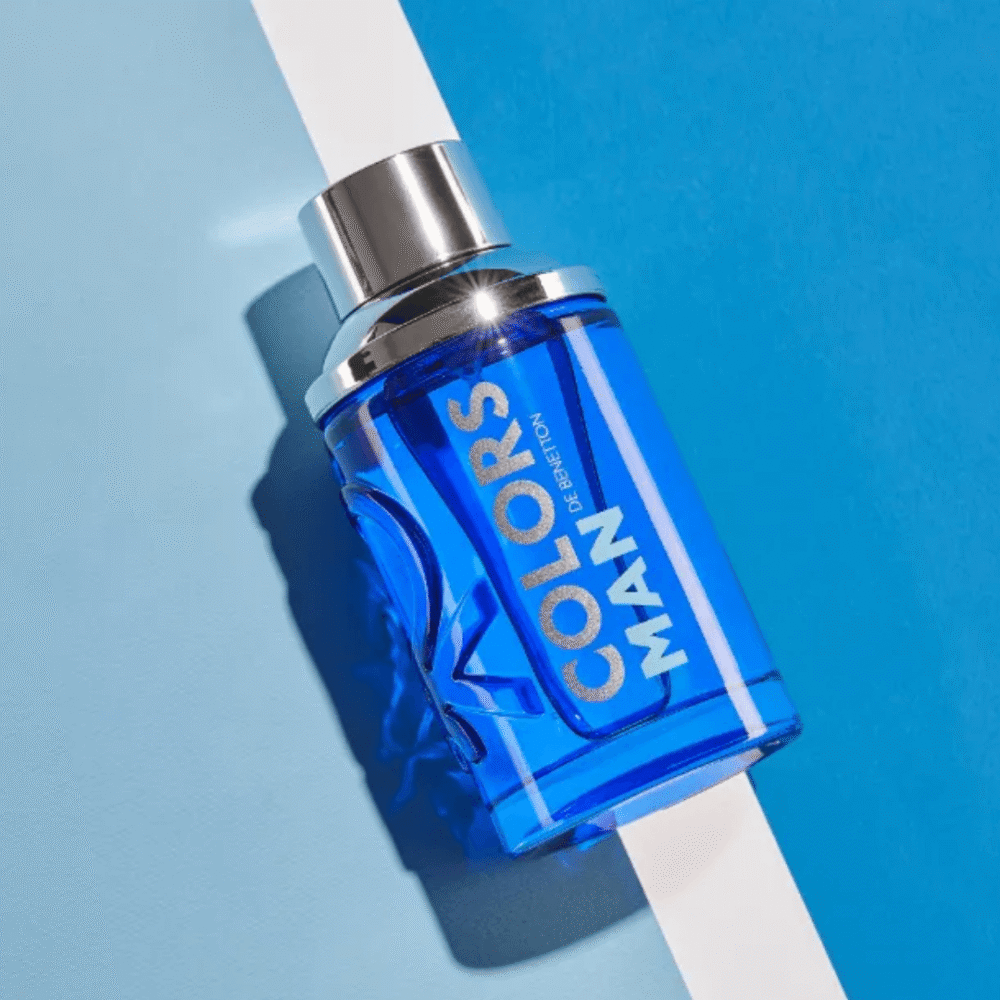 benetton man blue